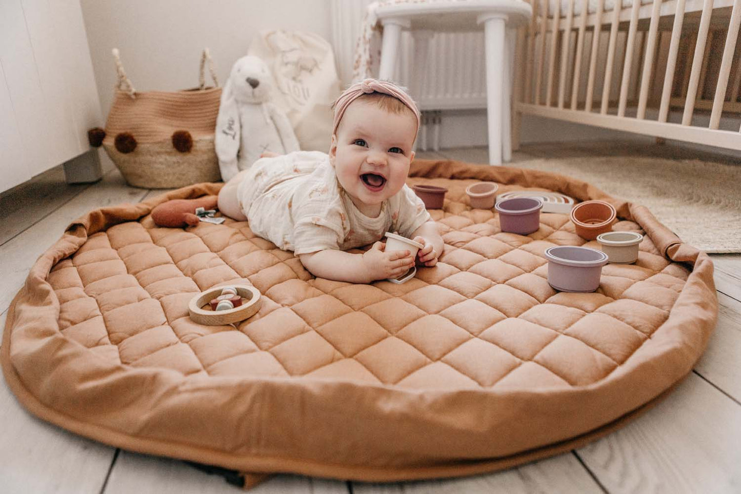 noomad soft: Organic Babymat & Bag - Tawny Brown