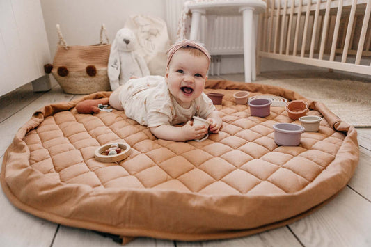 noomad soft: Organic Babymat & Bag - Tawny Brown