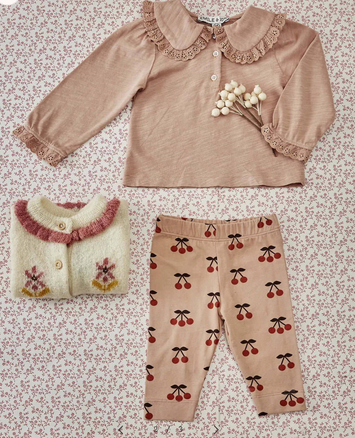 Cherry Baby Leggings