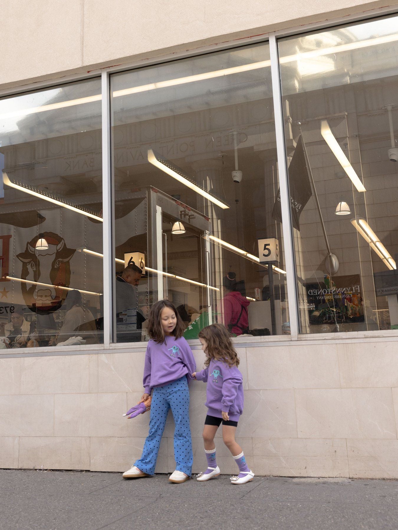 Polka Dots Flared Trousers