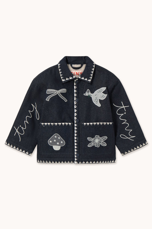 Tiny Bow Denim Jacket