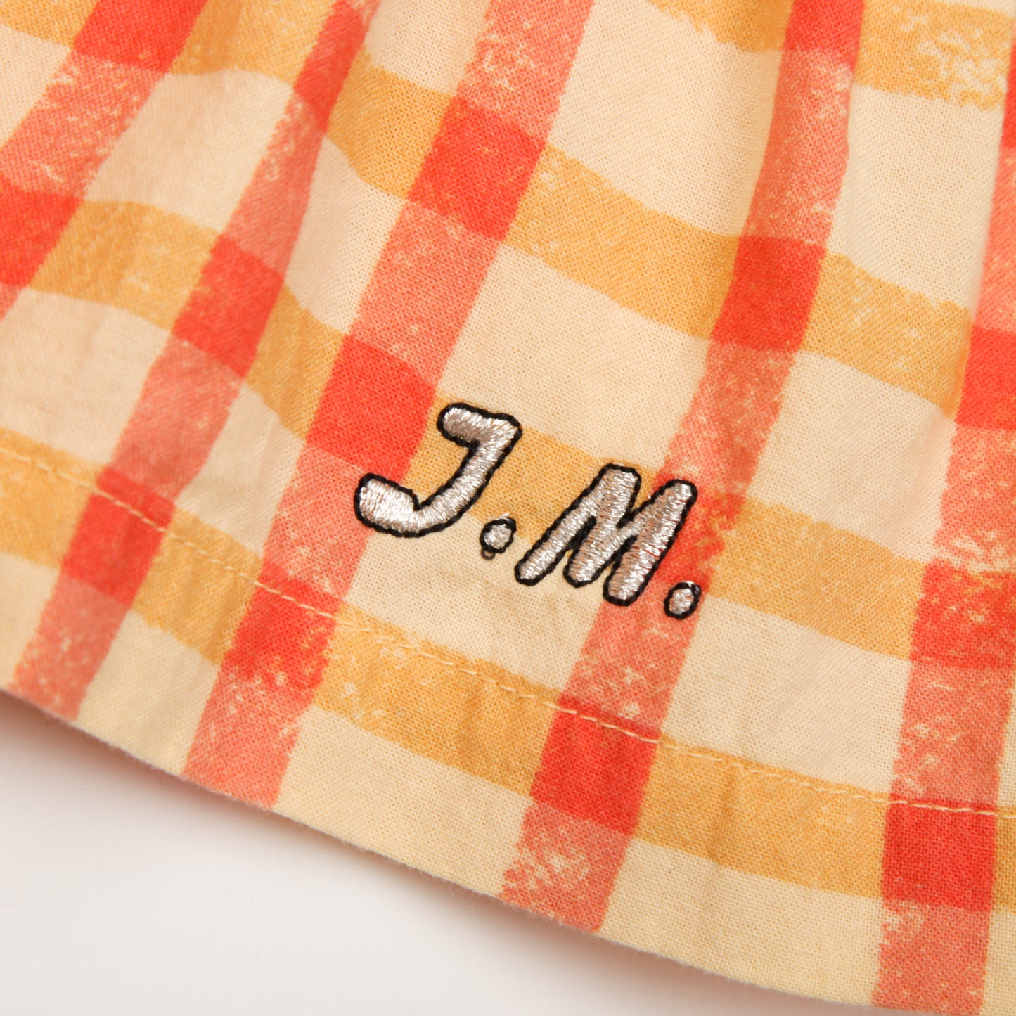 Checked Ribbon Sleeveless Blouse