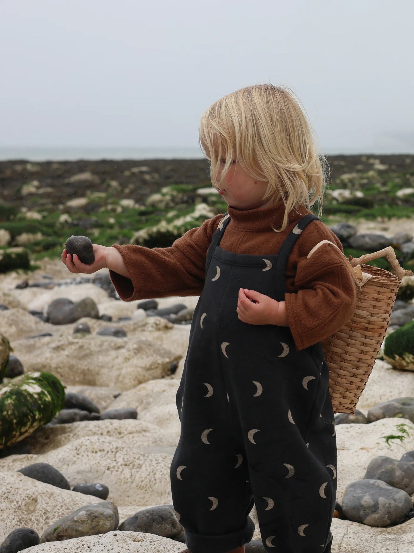 Charcoal Midnight Dungarees