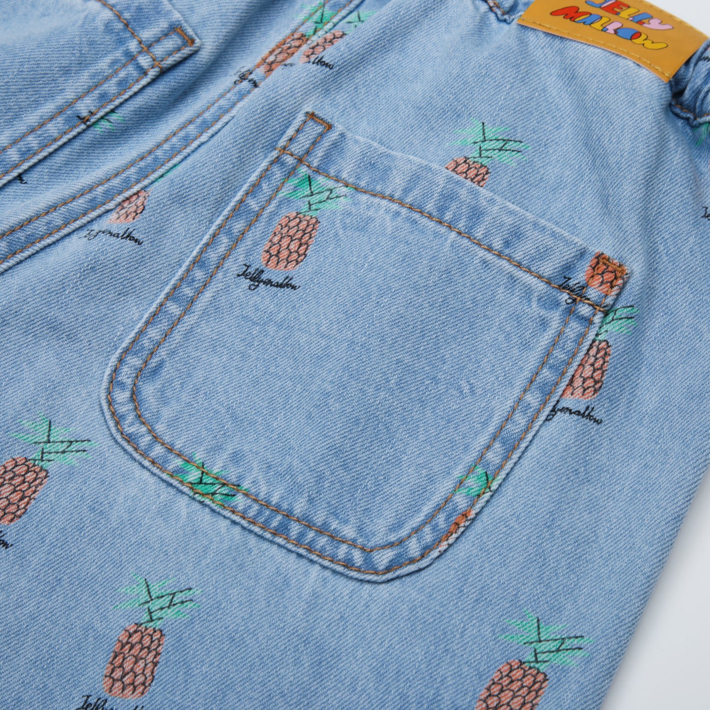 Pineapple Light Denim Pants