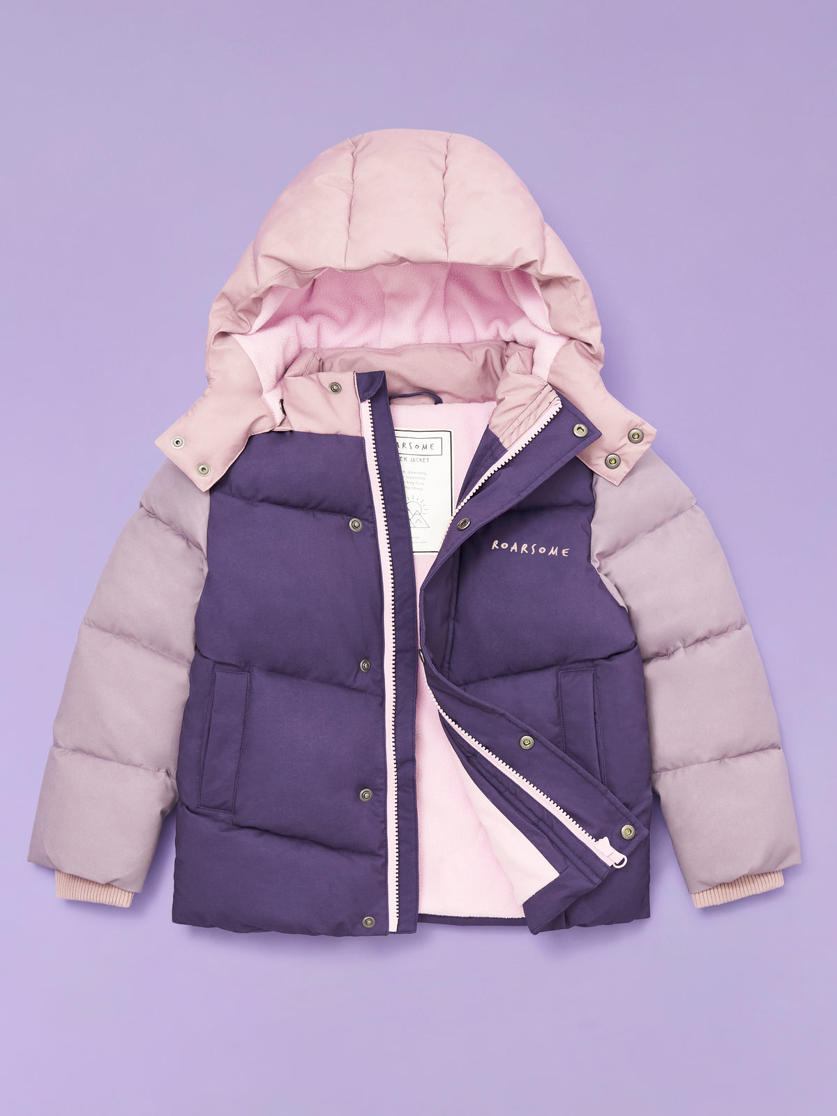Puffer Snow Jacket - Purple