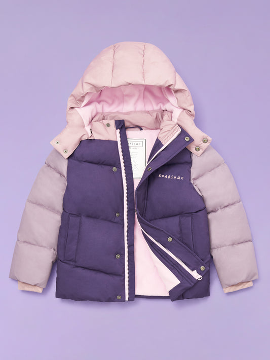 Puffer Snow Jacket - Purple