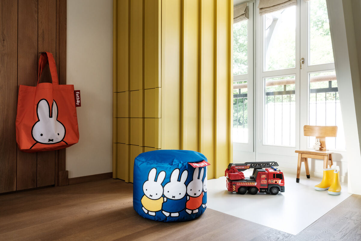 Point Cord Pouf - Miffy Blue
