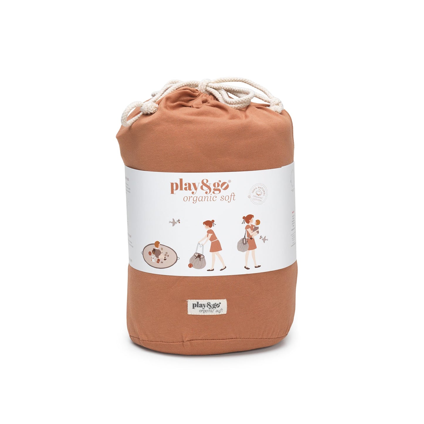 noomad soft: Organic Babymat & Bag - Tawny Brown