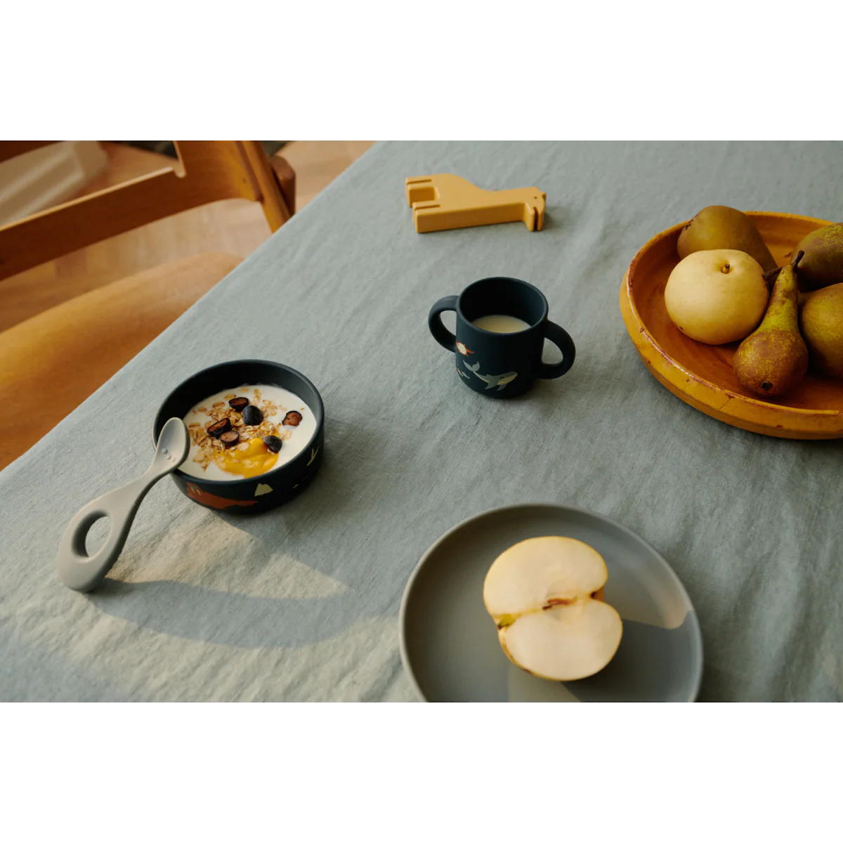 Vivi Printed Tableware Set - Arctic Sea / Ocean View