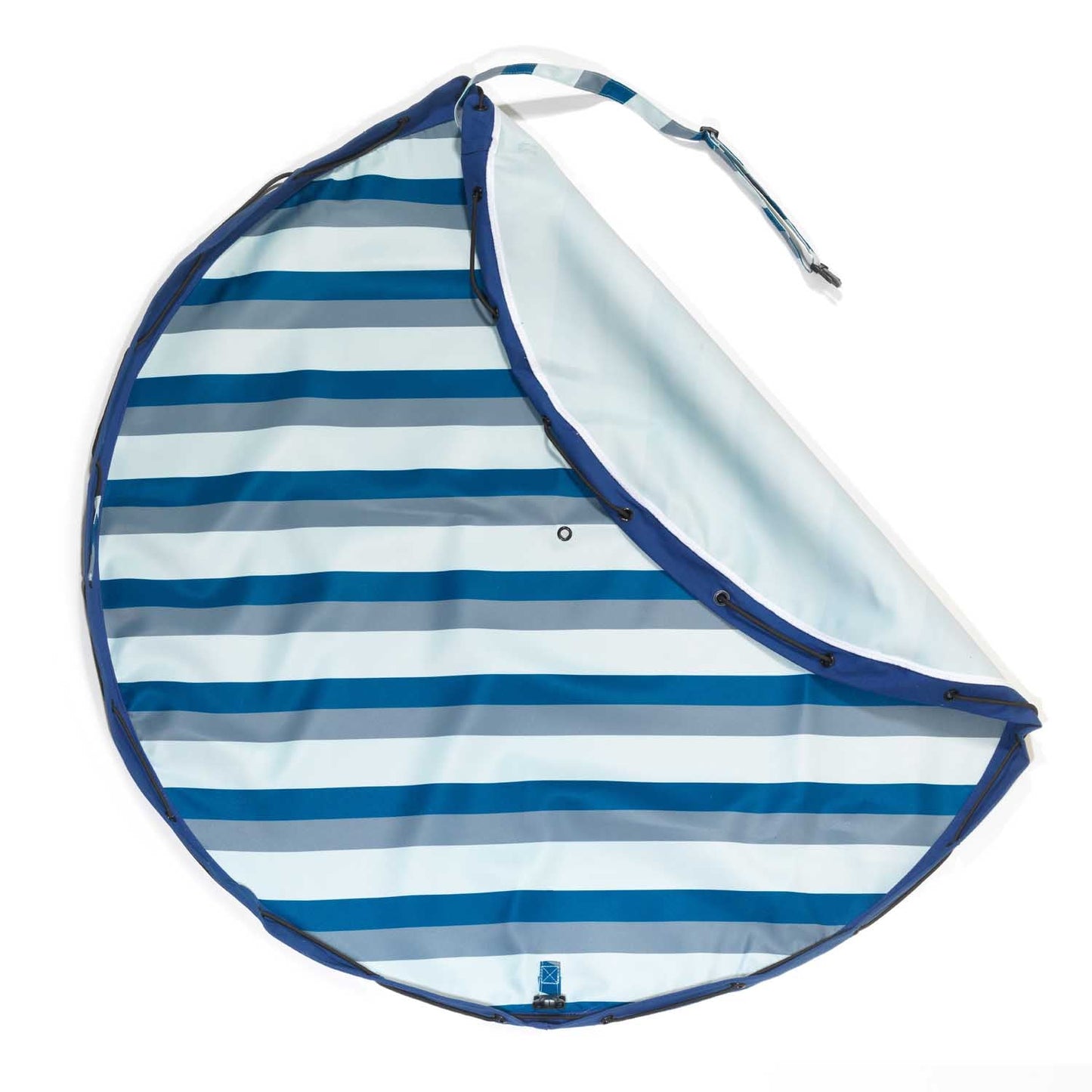 noomad Outdoor: Playmat & Toy Bag - Blue/Green Stripes