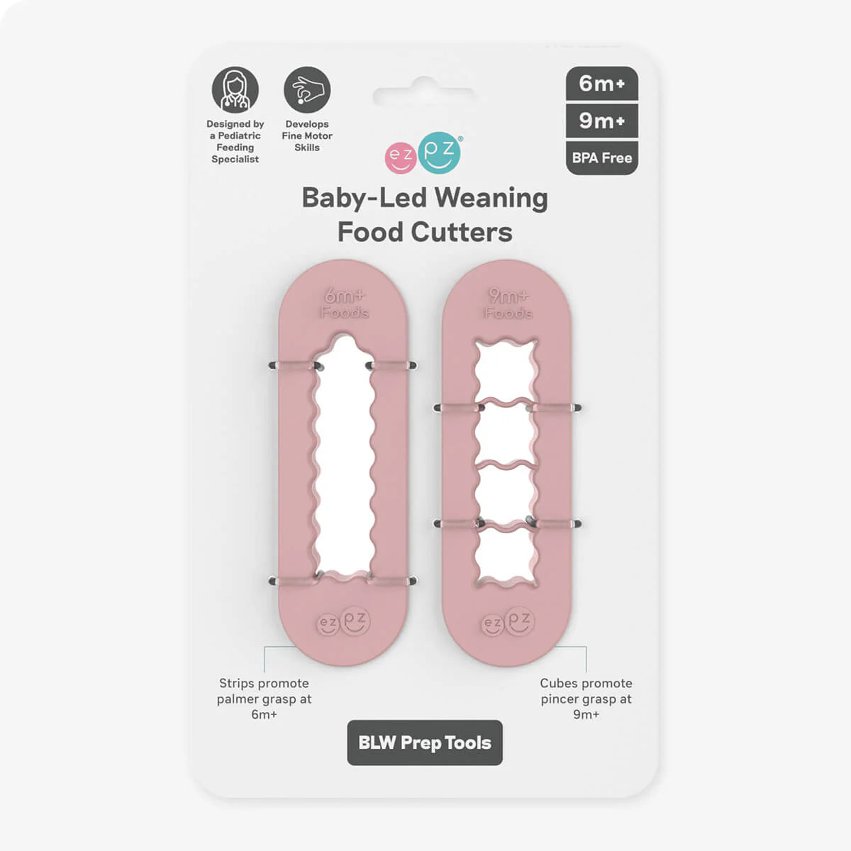 Baby-Led Weaning Food Cutters - Blush