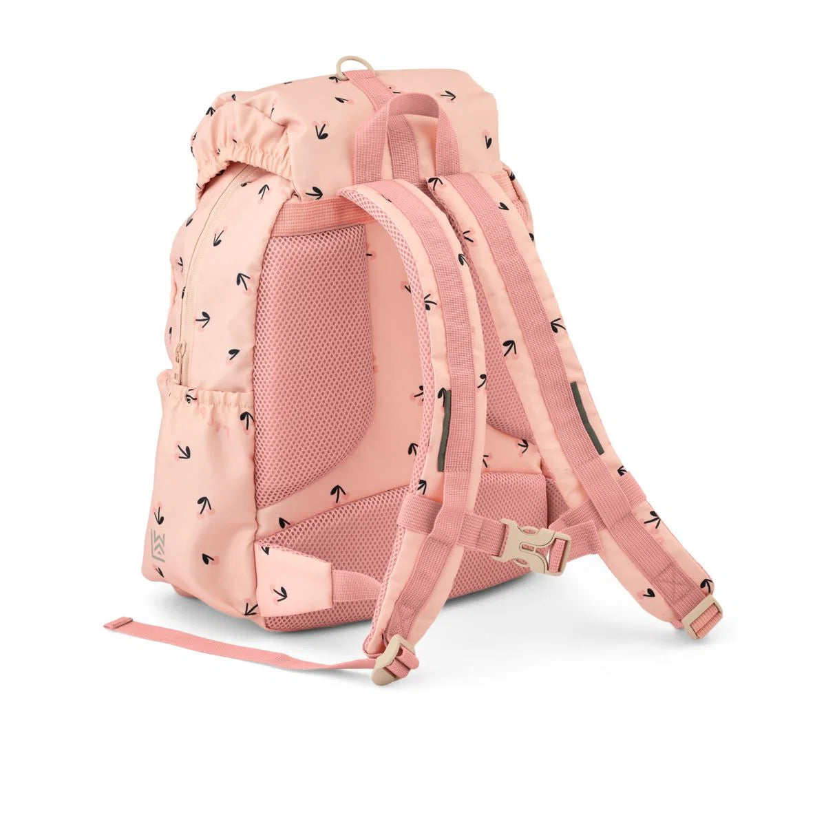 Johnny School Backpack - Cherry Heart / Rosey