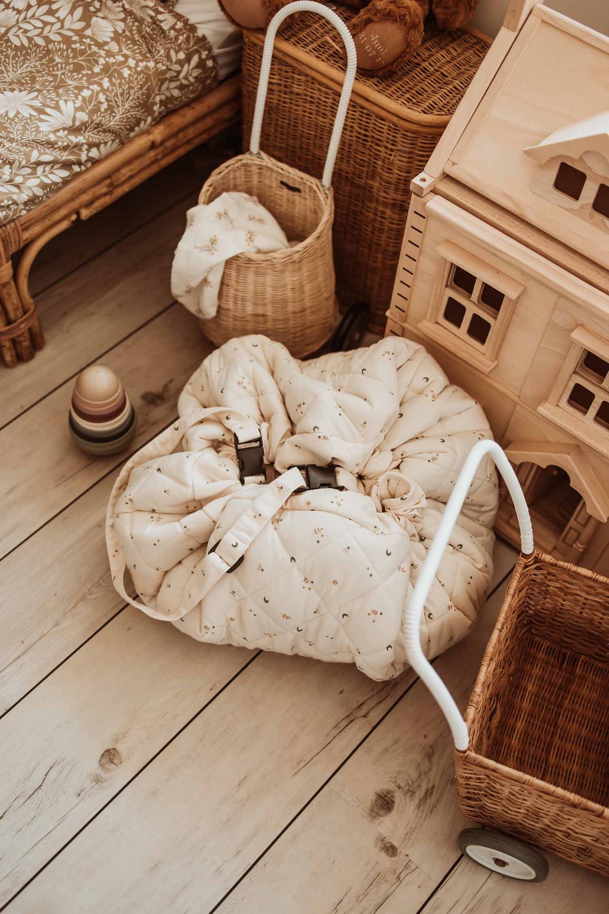 noomad soft: Organic Babymat & Bag - Moon