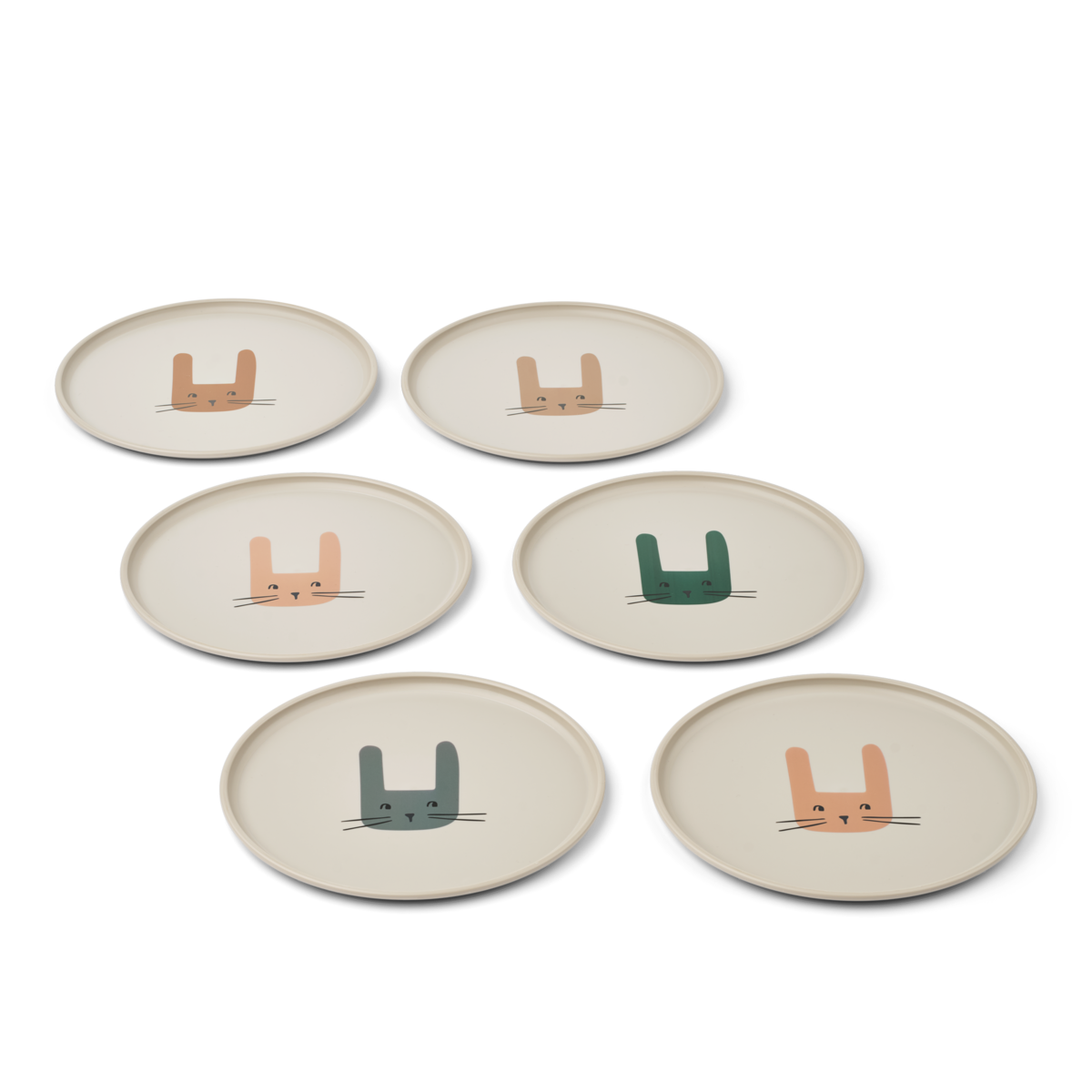 Remco Plate - 6-Pack - Bunny / Sandy