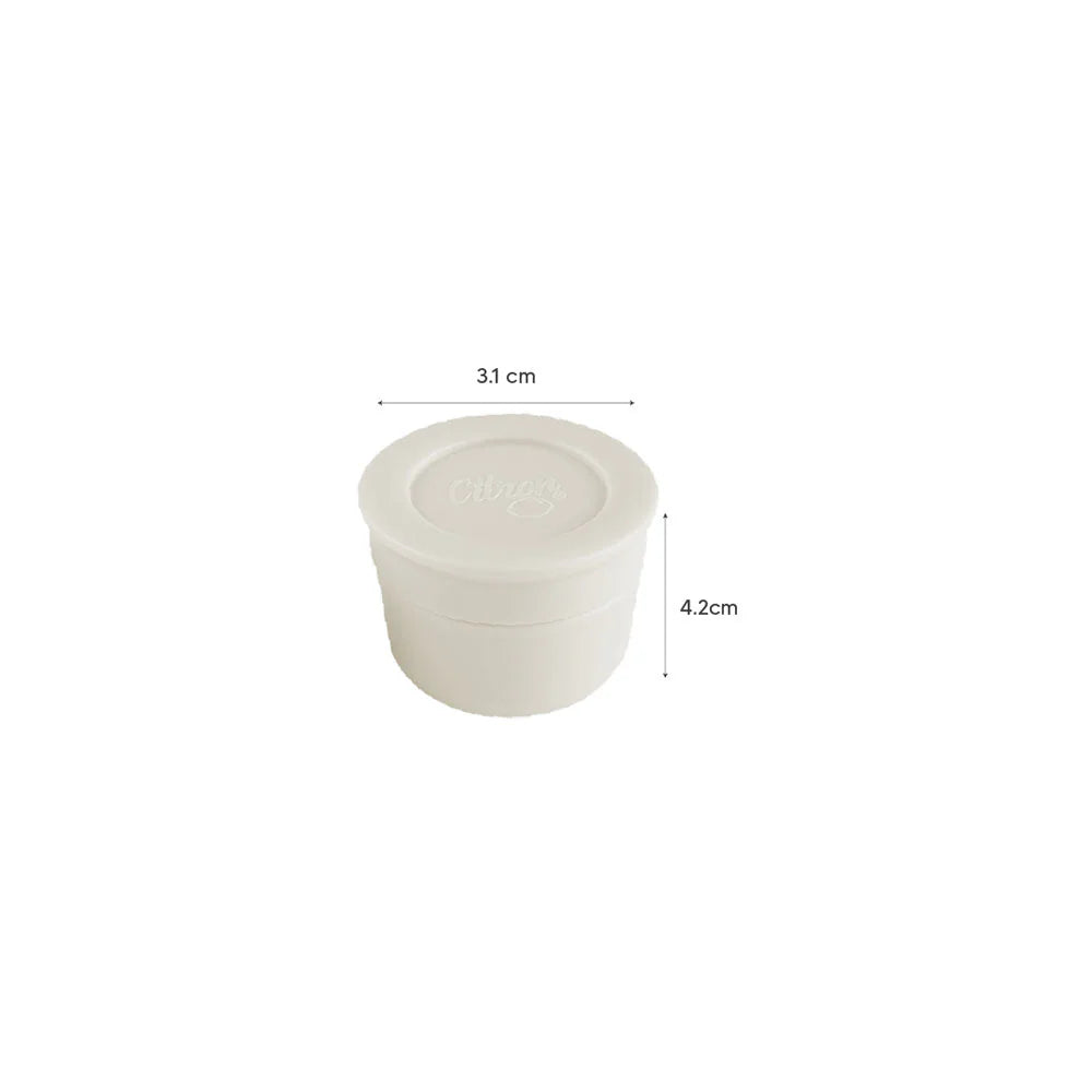 Mini Sauce Containers - Light Grey/Cream