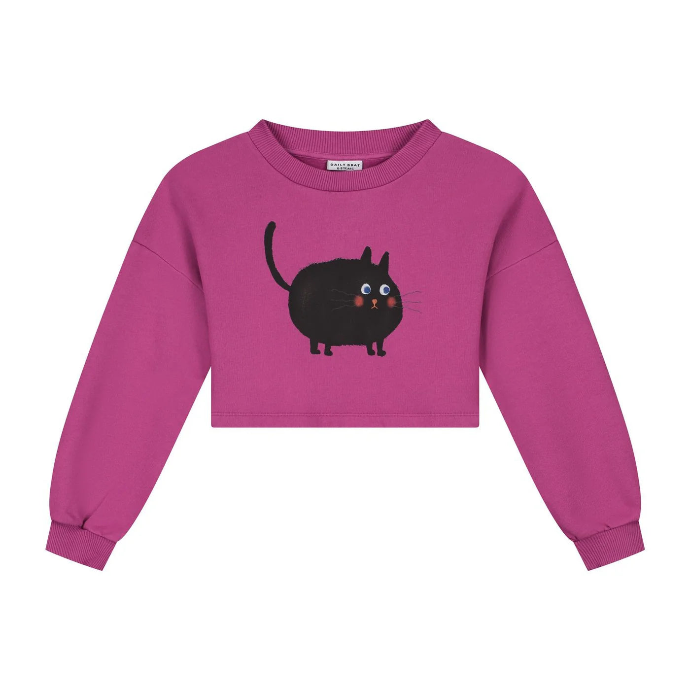 Meows-A-Lot Cropped Sweater