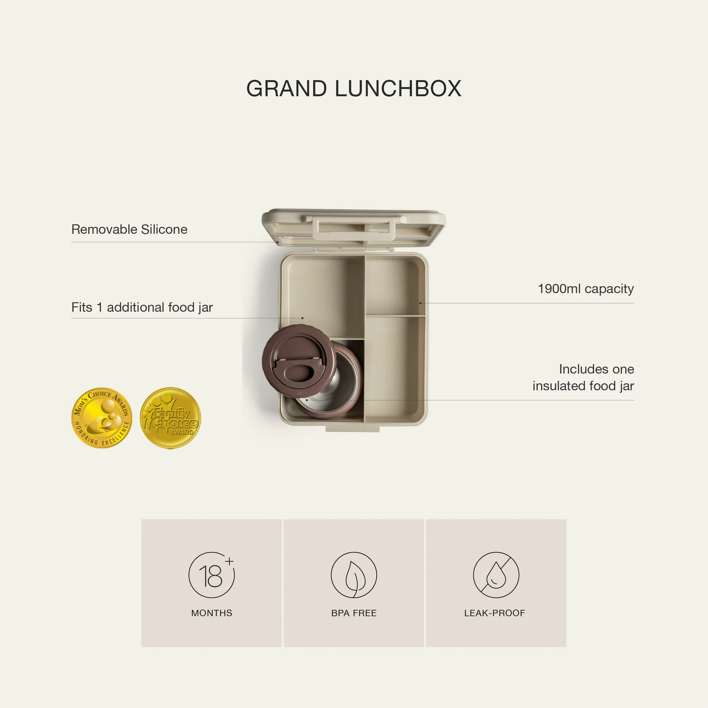 Grand Lunchbox - 4 Compartments - Vehicles