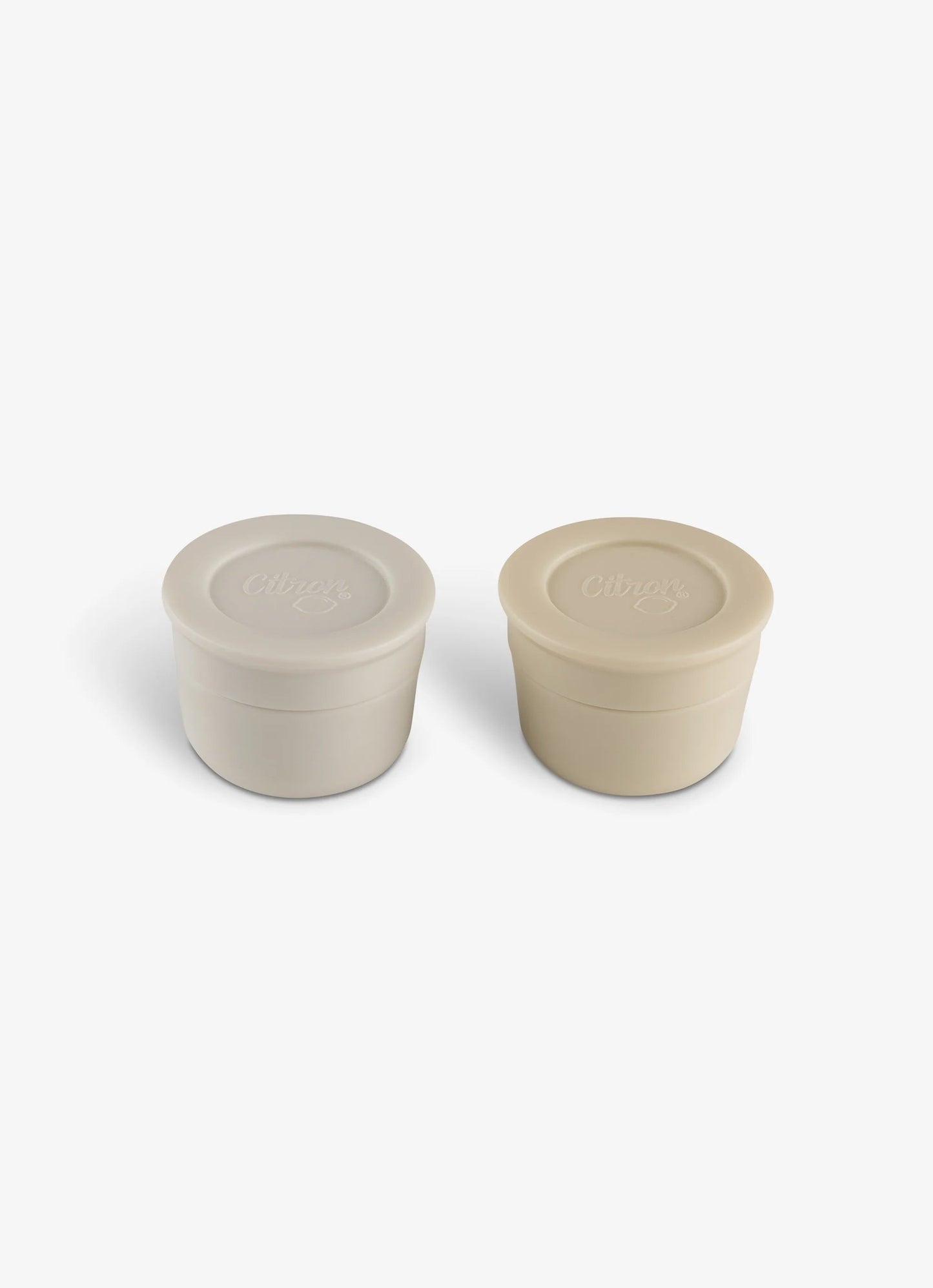 Mini Sauce Containers - Light Grey/Cream