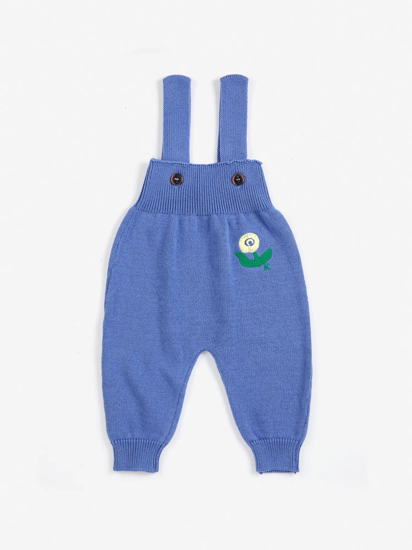 Stamp Bloom Knitted Overall