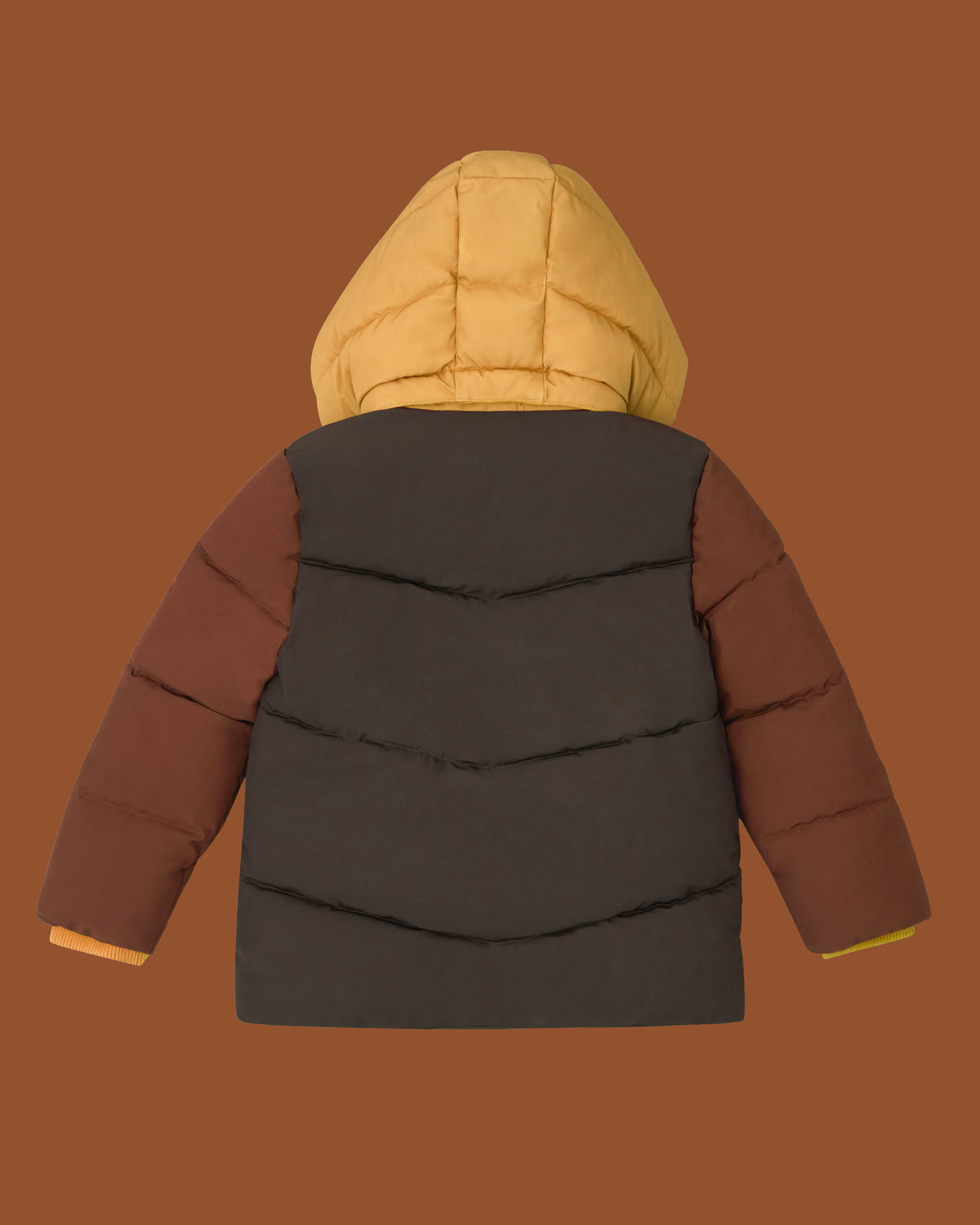 Puffer Snow Jacket - Brown