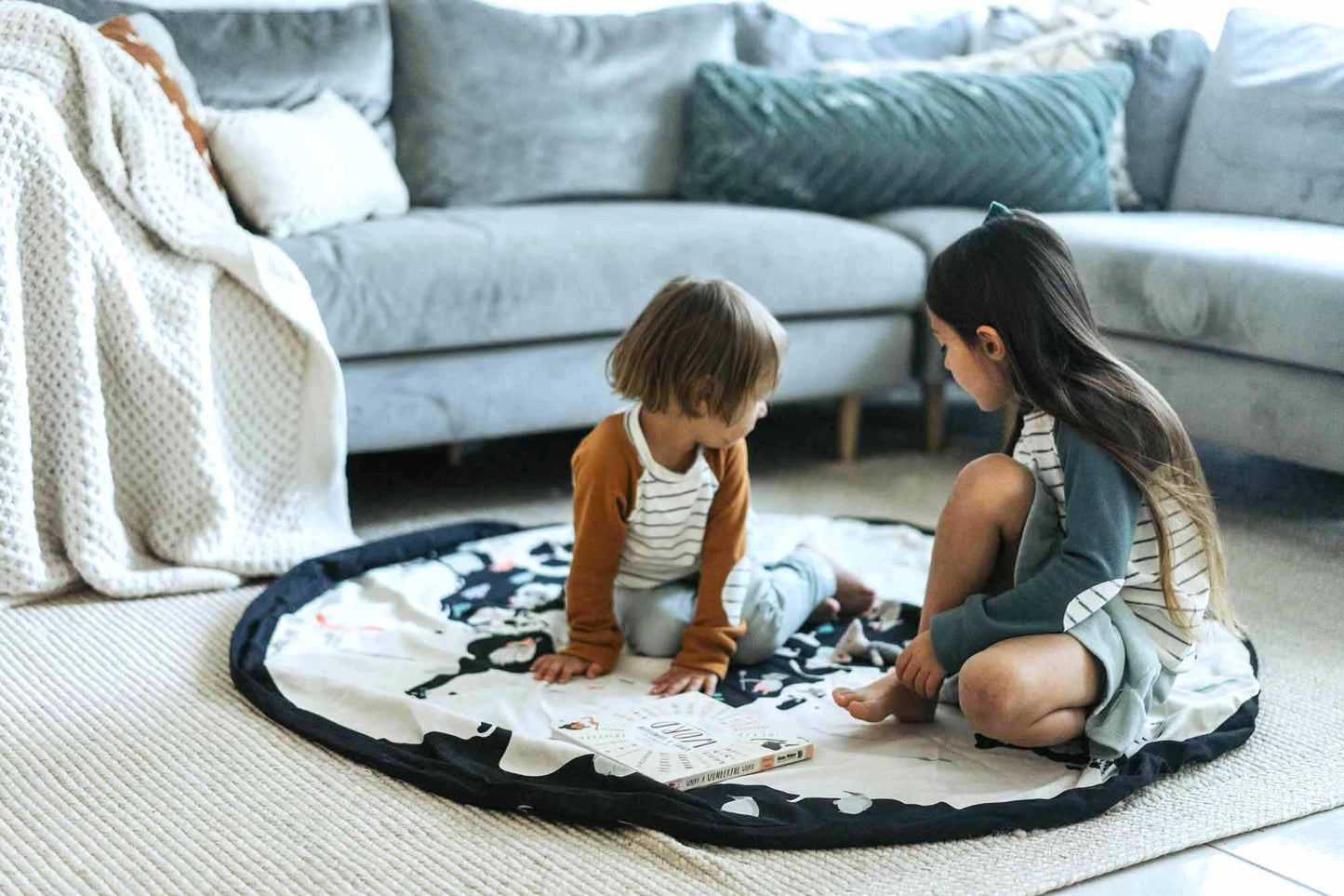 noomad: Playmat & Toy Bag - World Map/Stars