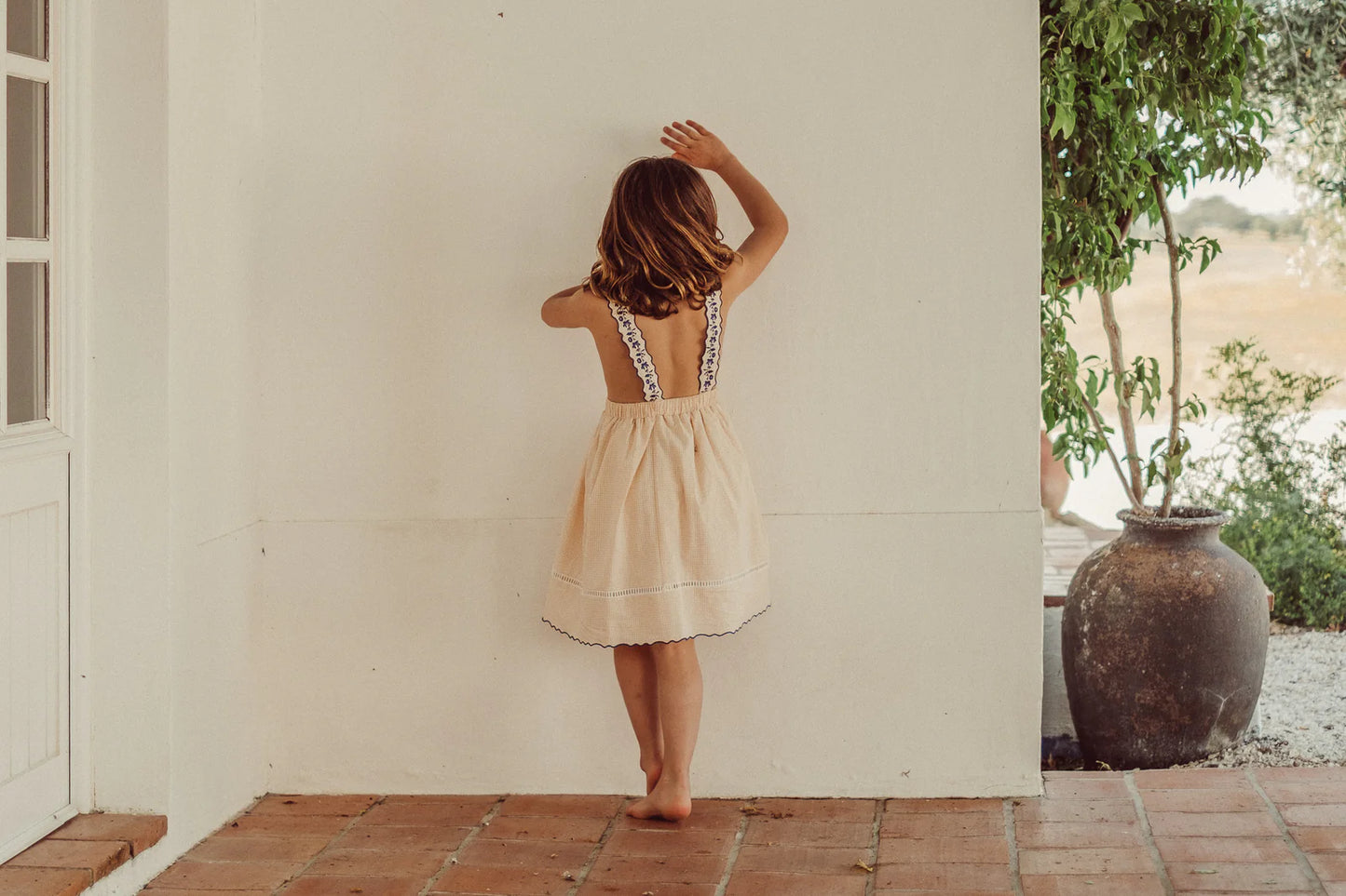 Teresa Dress - Vichy Yellow