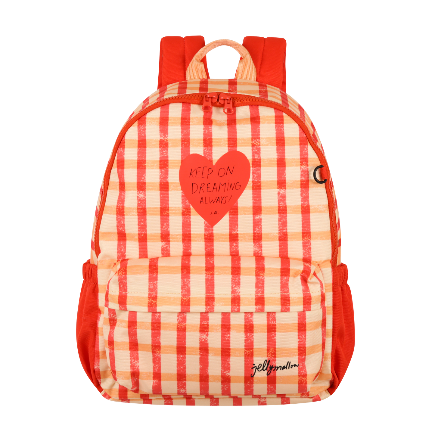 Checked Heart Mini Backpack