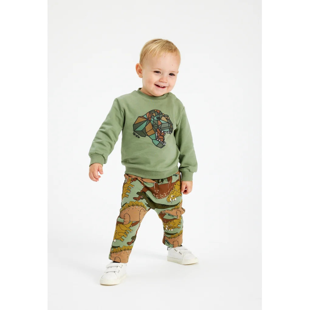 Dino Baby Sweater - Green