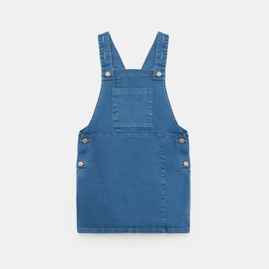 Denim Dungaree Dress