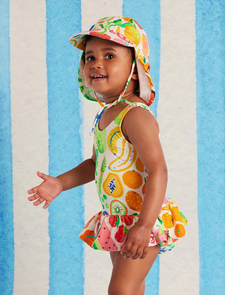 Baby Frill Swimsuit - Eat The Rainbow