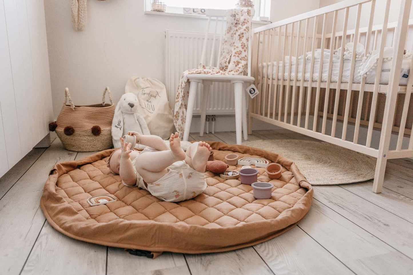 noomad soft: Organic Babymat & Bag - Tawny Brown