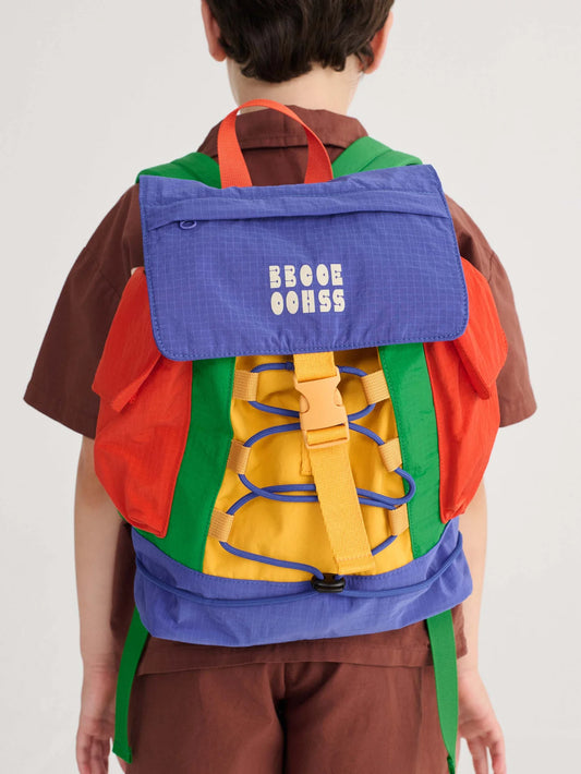 Modern Color Block Backpack