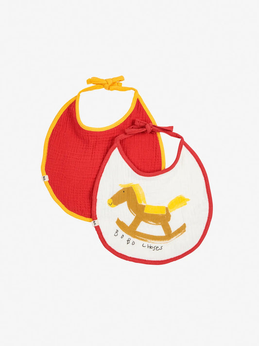 Rocking Horse Bib Set