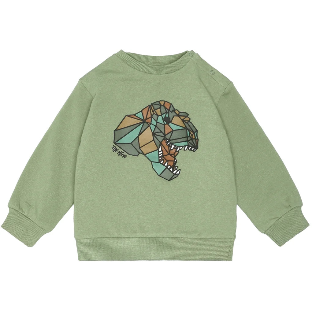 Dino Baby Sweater - Green