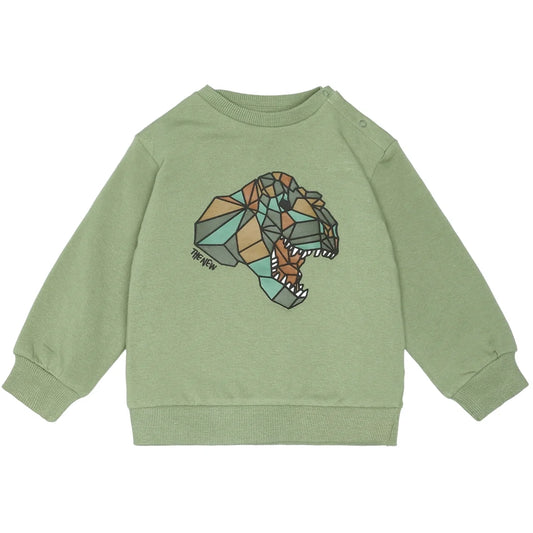 Dino Baby Sweater - Green