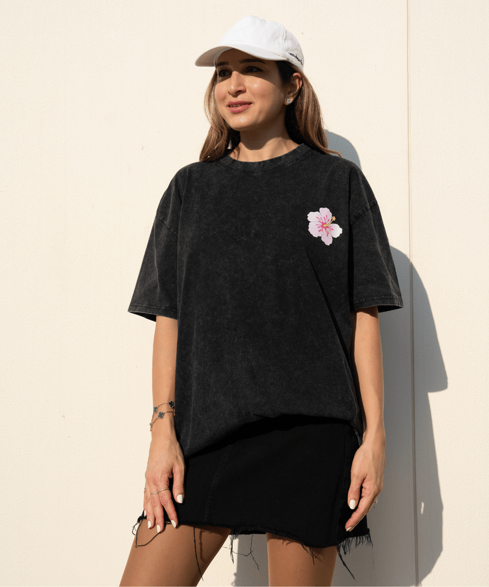 Bees & Flowers - Black