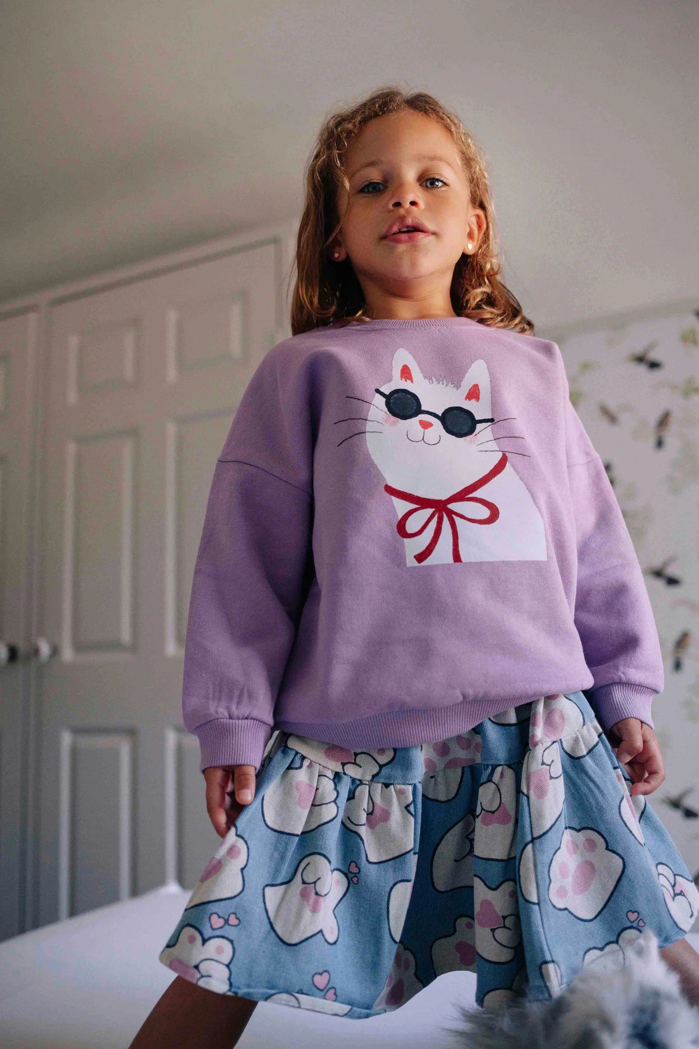 Fluffykins Denim Skirt