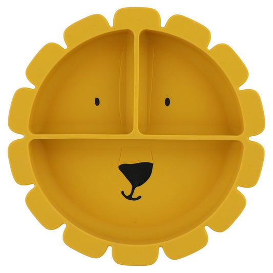 Silicone Divided Plate with suction - Mr. Lion