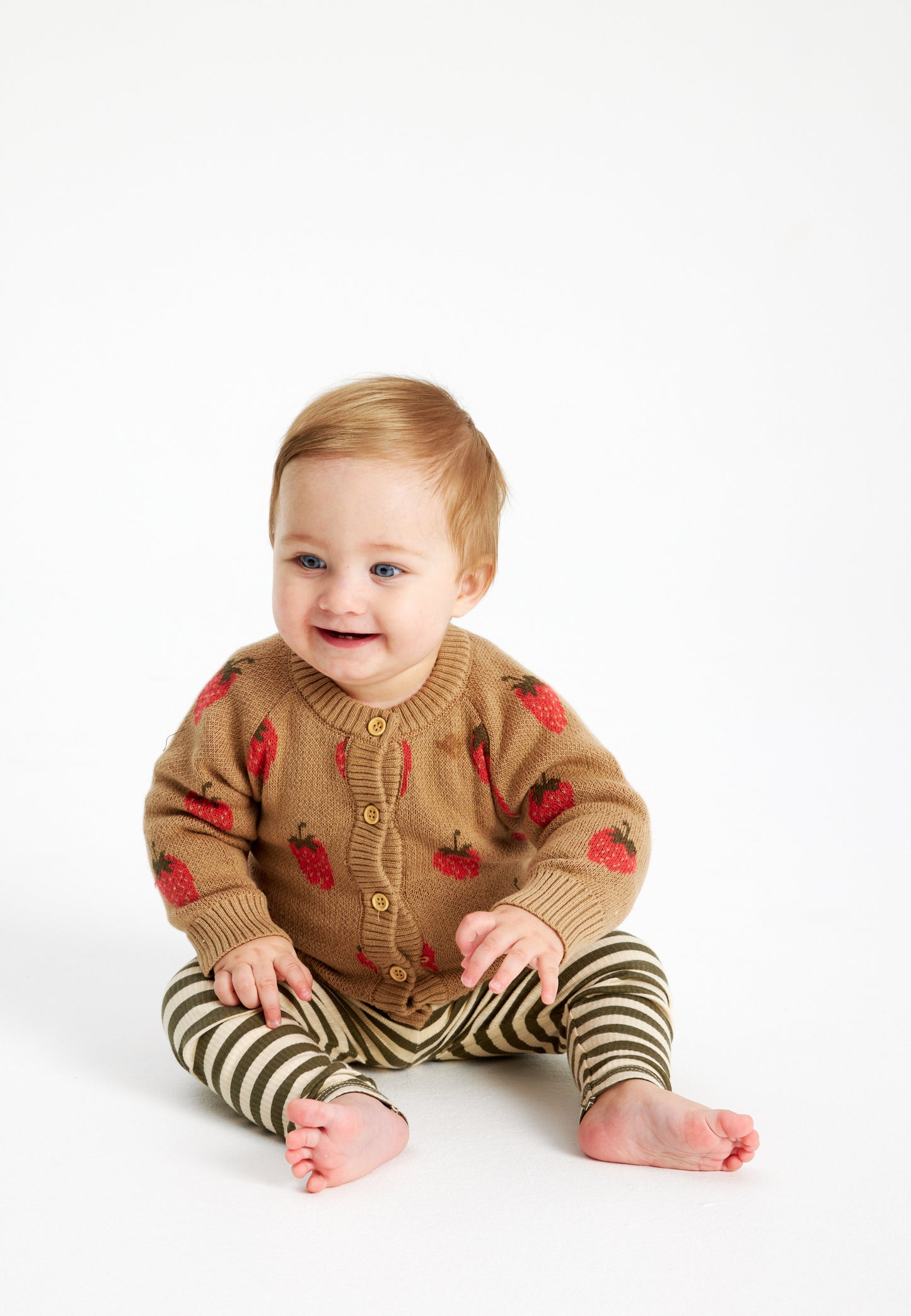 Strawberry Baby Cardigan