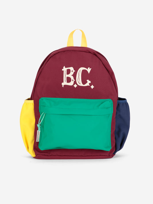 Vintage Color Block Backpack