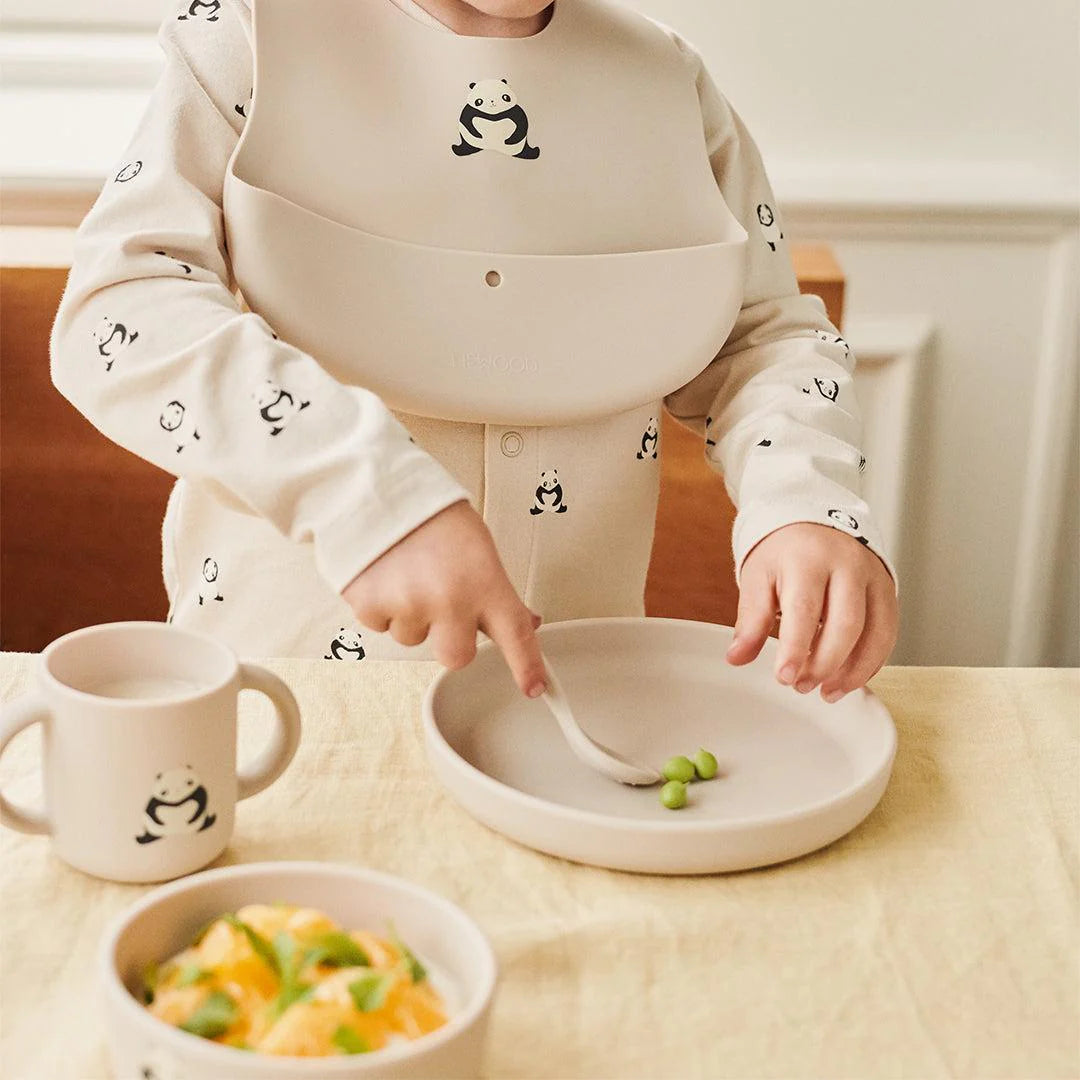 Vivi Printed Tableware Set - Panda / Sandy