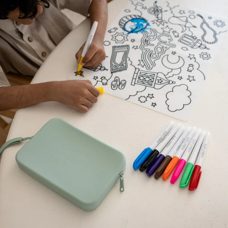 Ramadan Kids Coloring Placemat