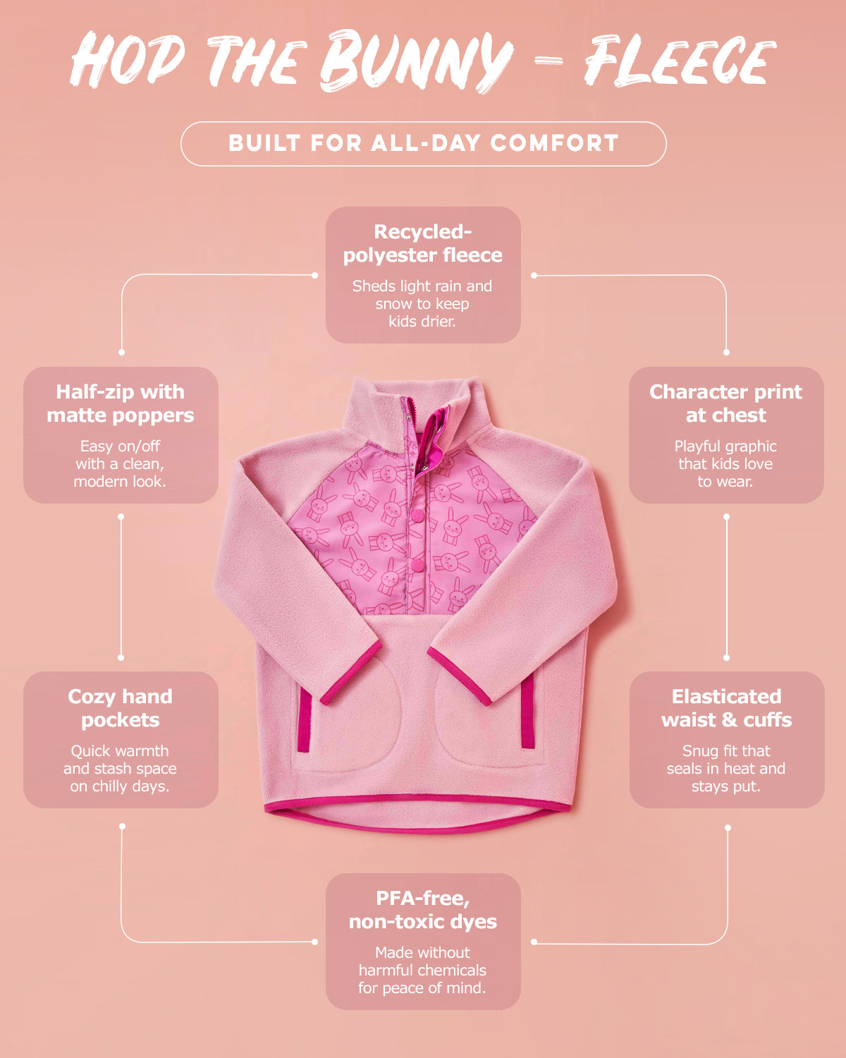 Hop The Bunny Mid Layer Fleece