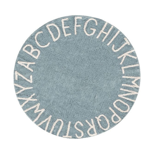 Washable Rug - ABC Vintage Blue Natural (Ø 150cm)