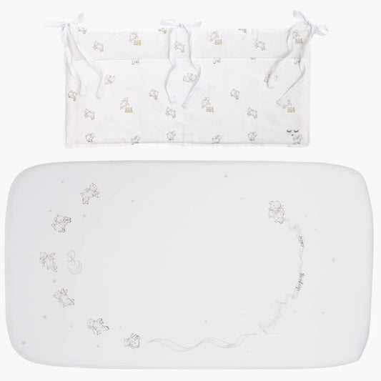 Counting Sheep Crib Pocket & Fitted Sheet Set