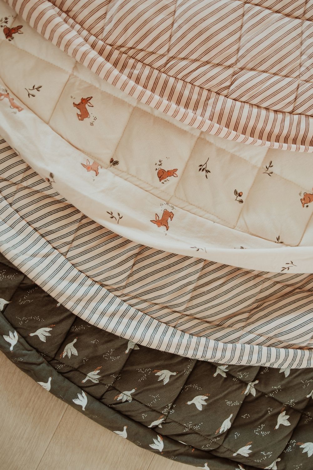 noomad soft: Organic Babymat & Bag - Birds