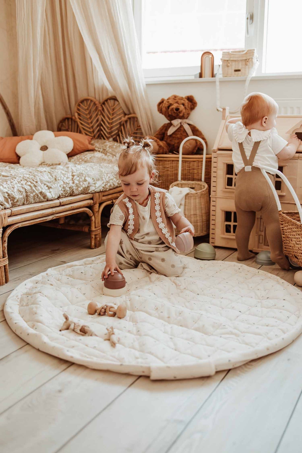 noomad soft: Organic Babymat & Bag - Moon