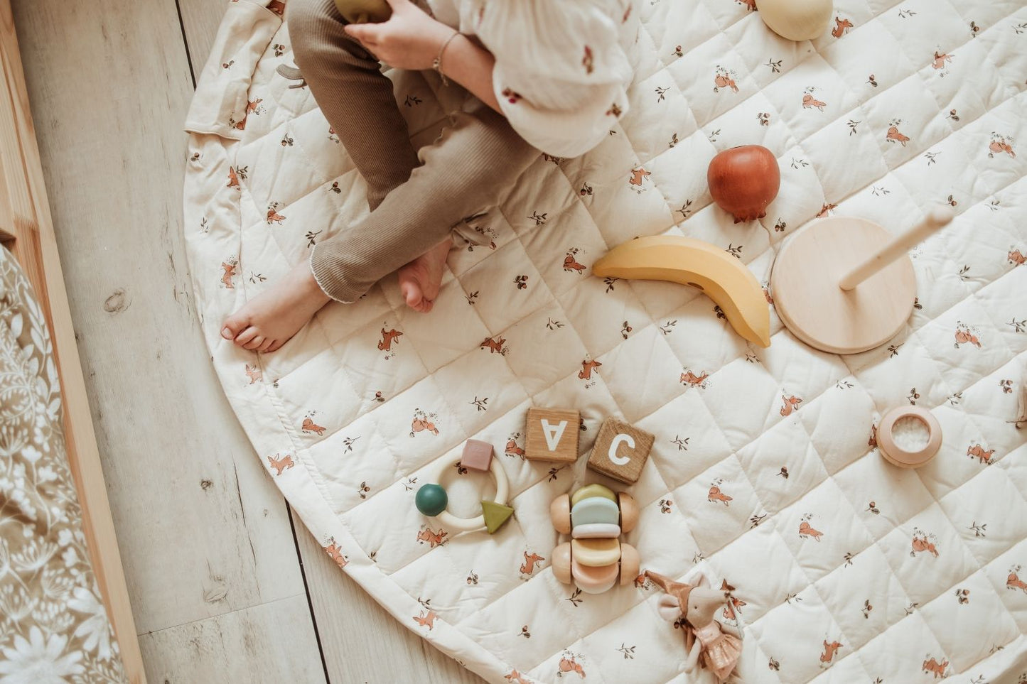 noomad soft: Organic Babymat & Bag - Rabbit