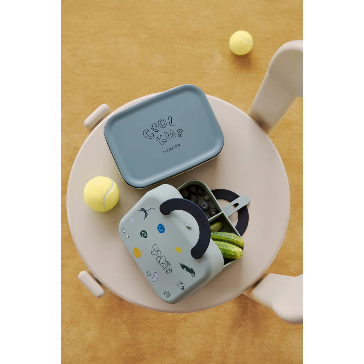 Nina Stainless Steel Lunchbox - Cool Kids / Dusty Peppermint