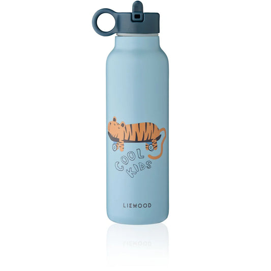 Falk Water Bottle 500ml - Tiger / Beach Blue